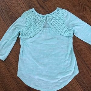 Arizona Jean Company Shirts & Tops - 5 for $25: Arizona Jean Company top with lacy back Arizona Jean Company Shirts & Tops - 5 for $25: Arizona Jean Company top with lacy back